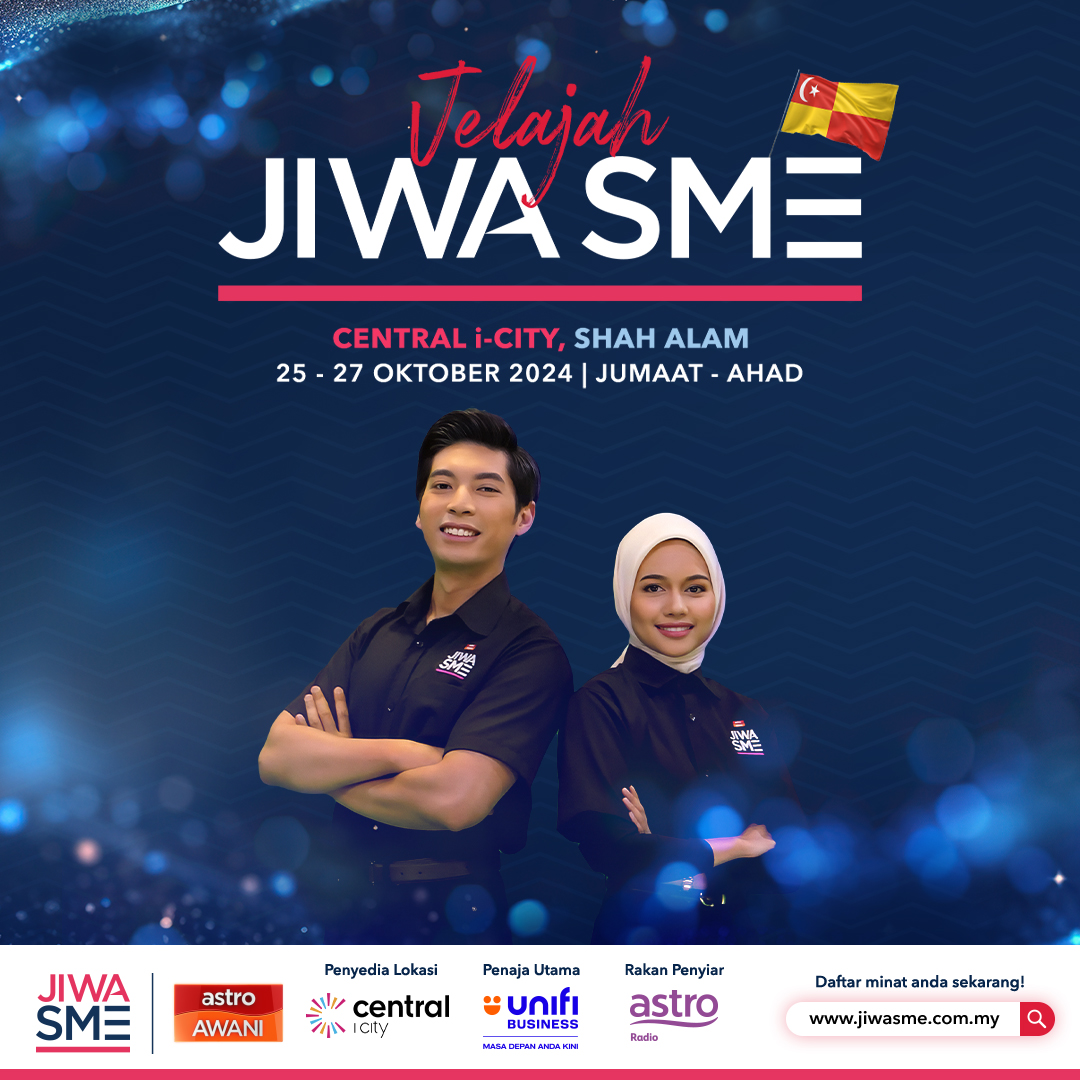 #JelajahJiwaSME akan berada di Central i-City, Shah Alam pada 25 - 27 Oktober (Jumaat - Ahad).